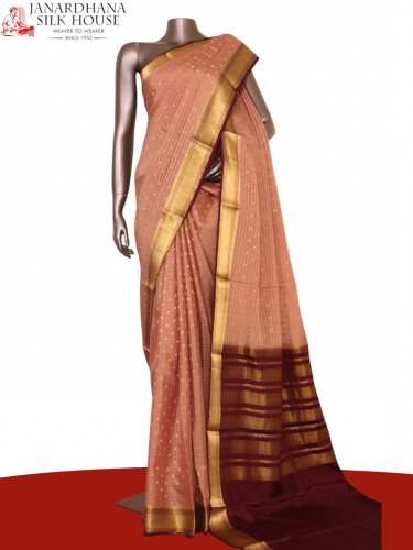 Pure Mysore Crepe Silk Saree
